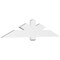 Ekena Millwork Kennewick Architectural Grade PVC Gable Bracket, 72"W x 15"H x 2"D x 6"F, 5/12 Pitch GBP072X15X0206KEN00 - alternate 1